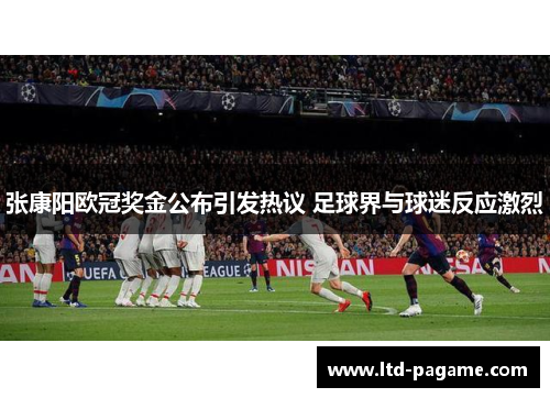 张康阳欧冠奖金公布引发热议 足球界与球迷反应激烈 张康阳欧冠奖金公布引发热议 足球界与球迷反应激烈