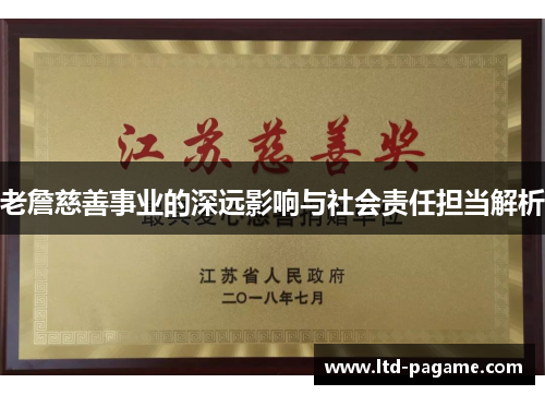 老詹慈善事业的深远影响与社会责任担当解析