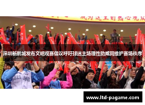 深圳新鹏城发布文明观赛倡议呼吁球迷主场理性助威同维护赛场秩序